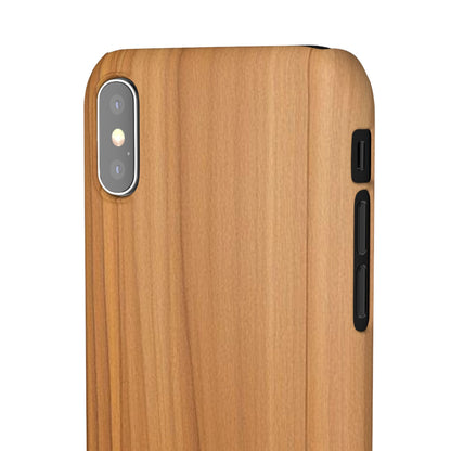 Natural Wood Grain iPhone Snap Case