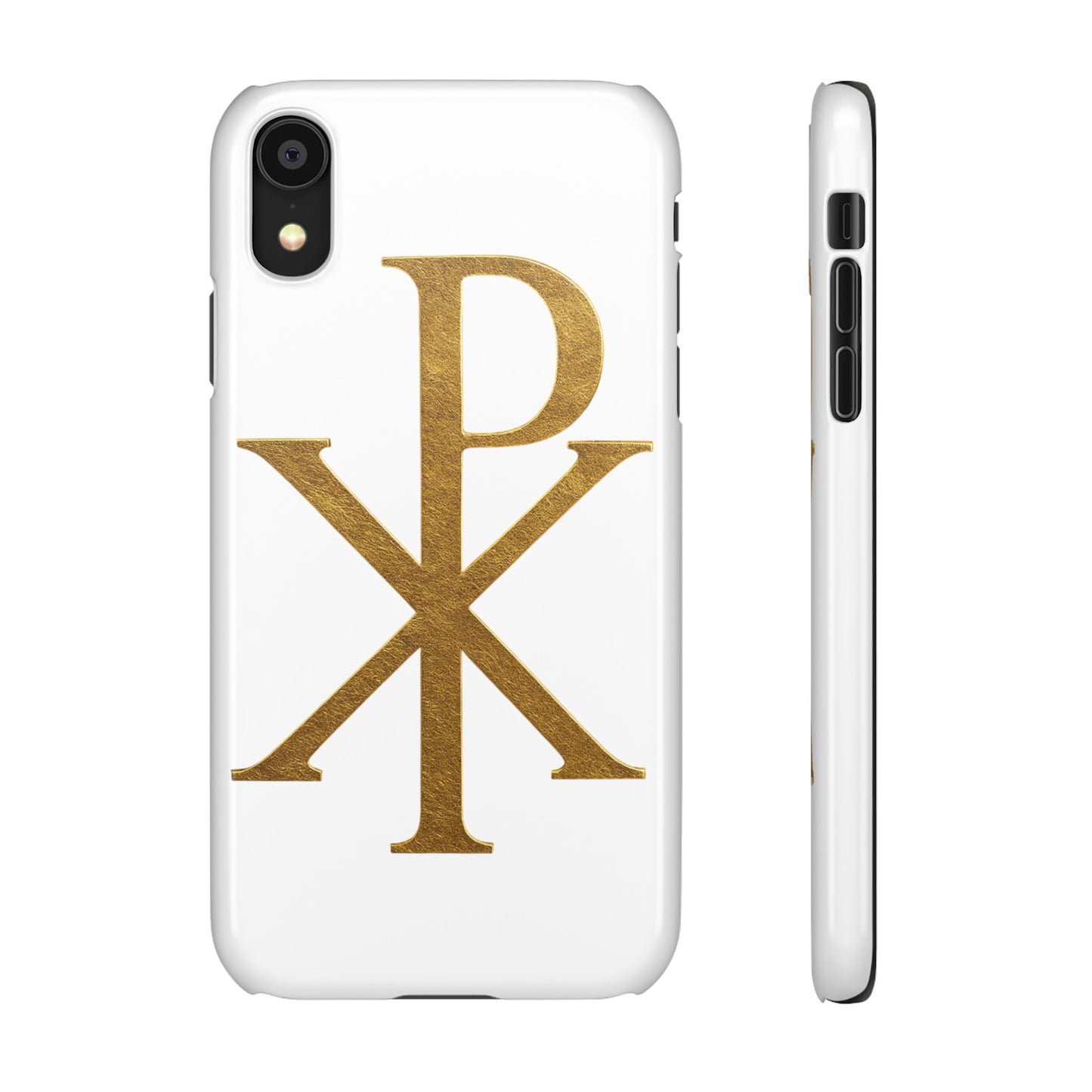 White Chi Rho Snap Case for iPhone – The Way, Truth & Life