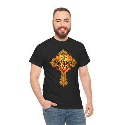 Refined in Fire — Men's Ornate Christian T-Shirt