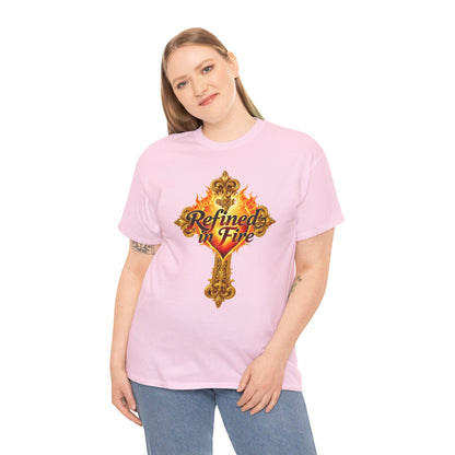 Refined in Fire — Women's Ornate Christian T-Shirt