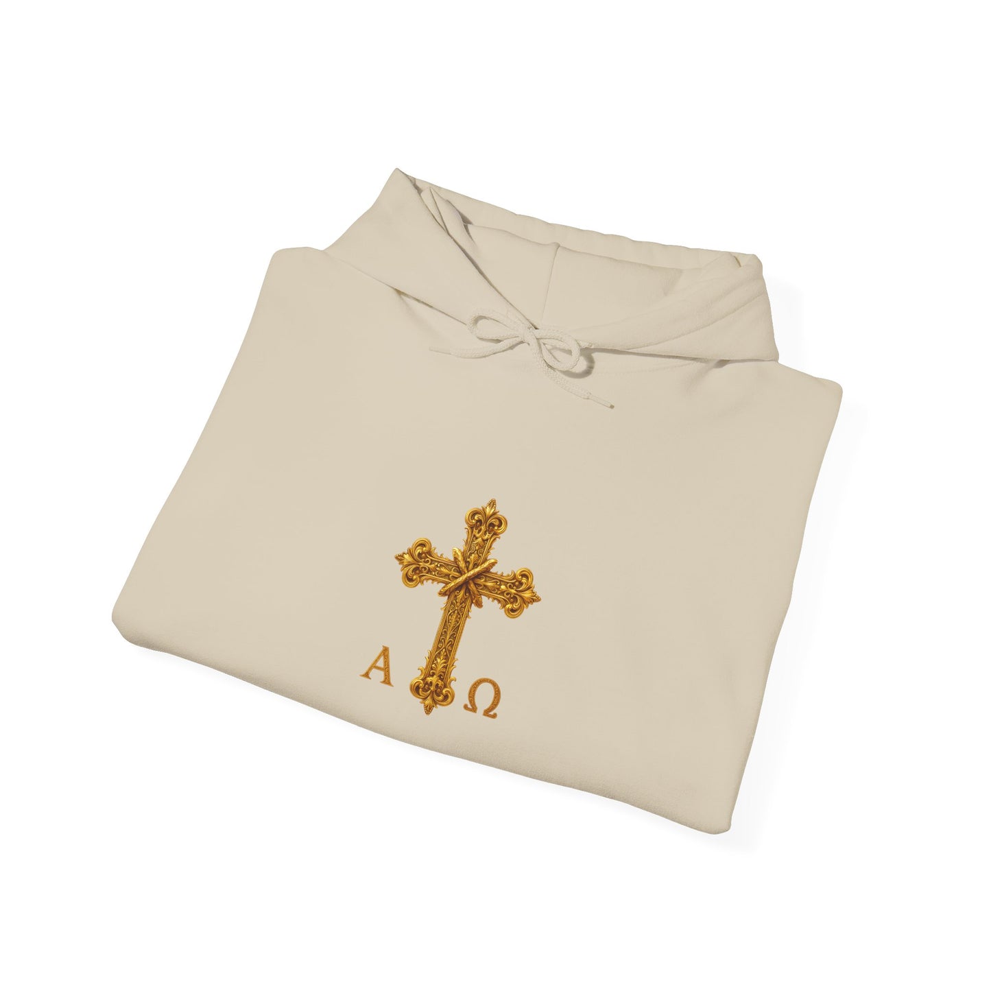 “Soon” Cross Men’s Hoodie – Back Print Faith Statement