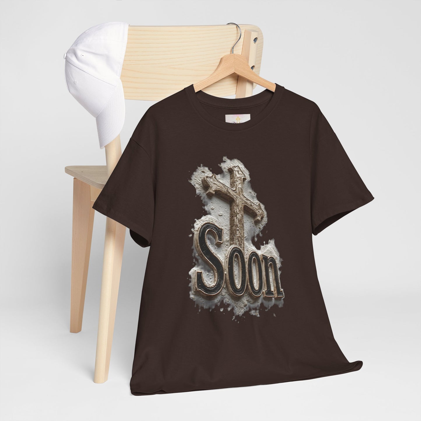 Soon: The Coming King Cross Tee – Men’s Faith Shirt