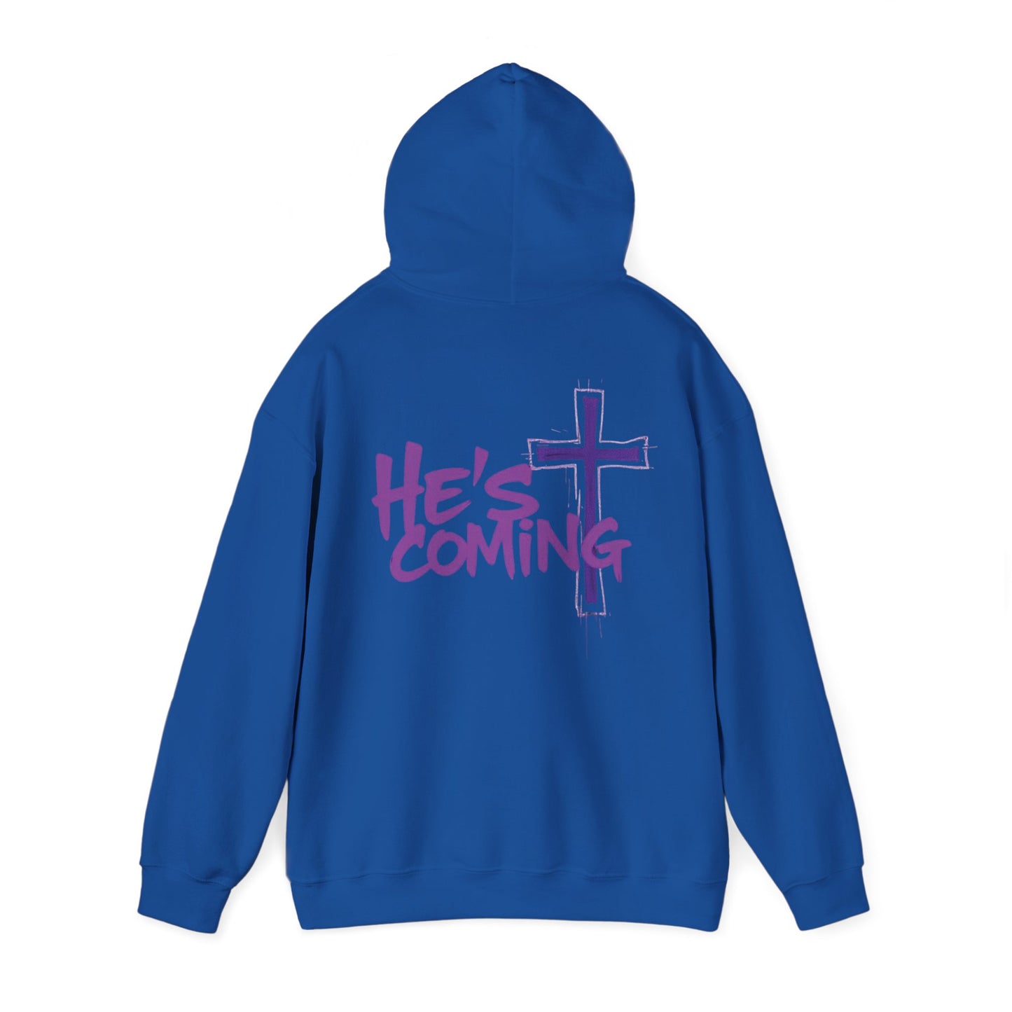 Prophetic “He’s Coming” Men’s Hoodie – Bold Christian Streetwear
