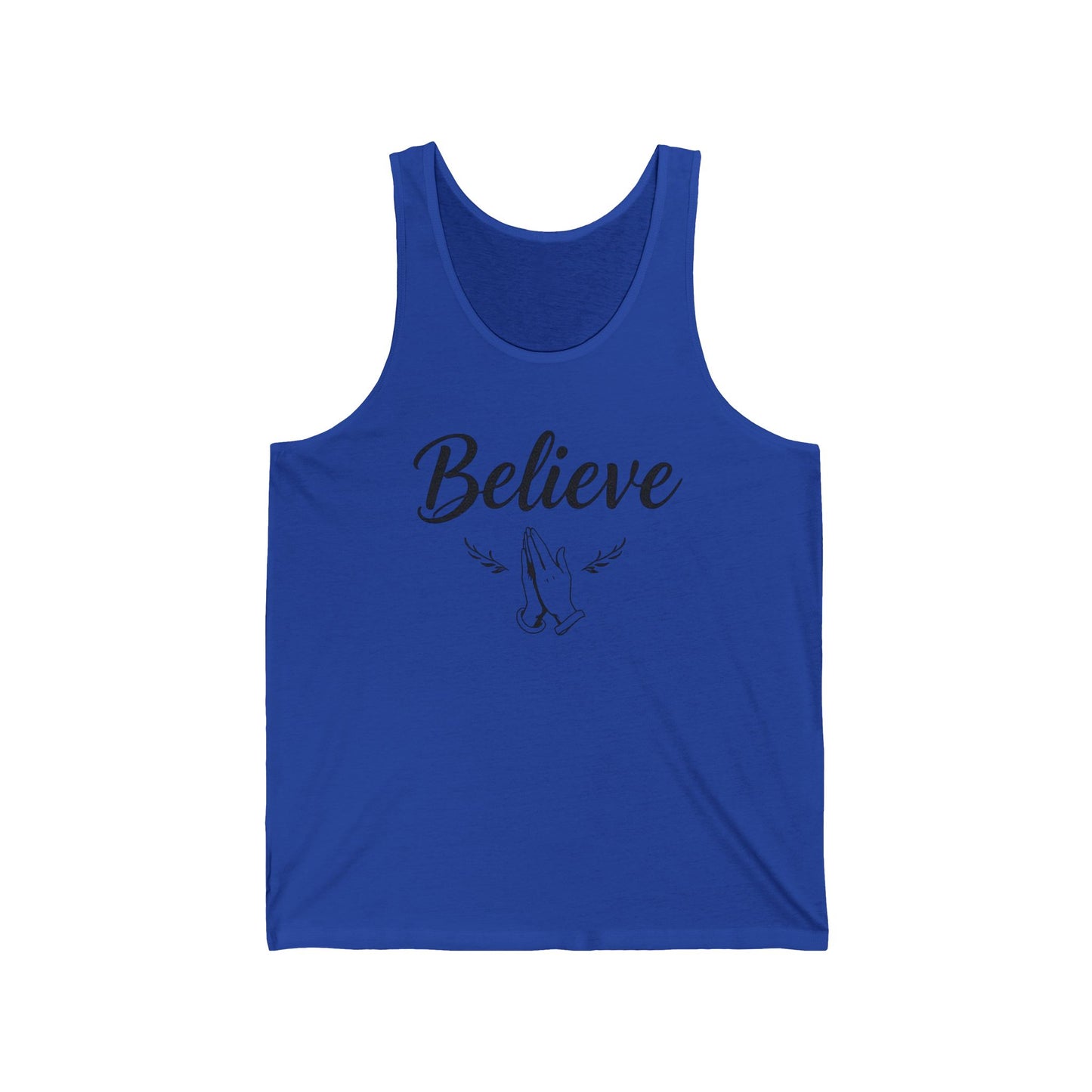 Believe in Christ – Women’s Christian Tank Top with Romans 10:9