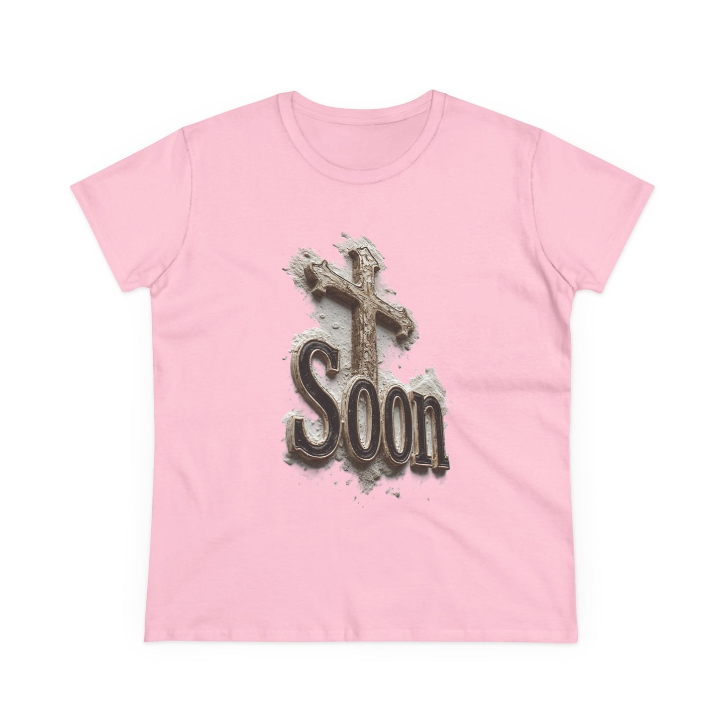 Christian Women’s T-Shirt – Soon Cross Tee