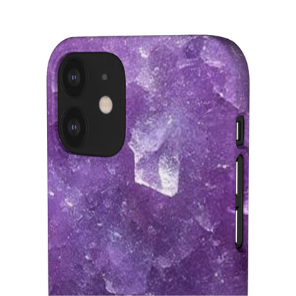 Amethyst Crystal Finish iPhone Snap Case