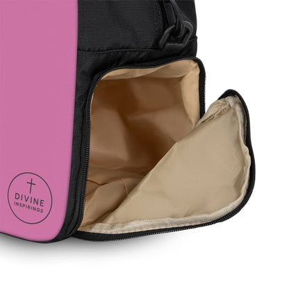 Women's Victory in Christ Fitness Bag in Pink – Chi Rho Symbol