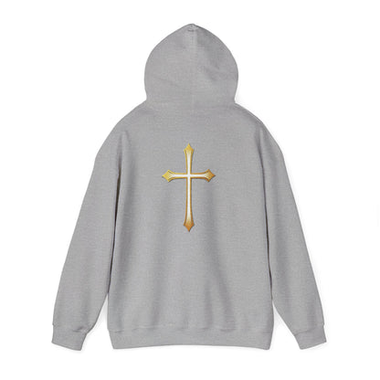 Gold Cross Men's Christian Hoodie