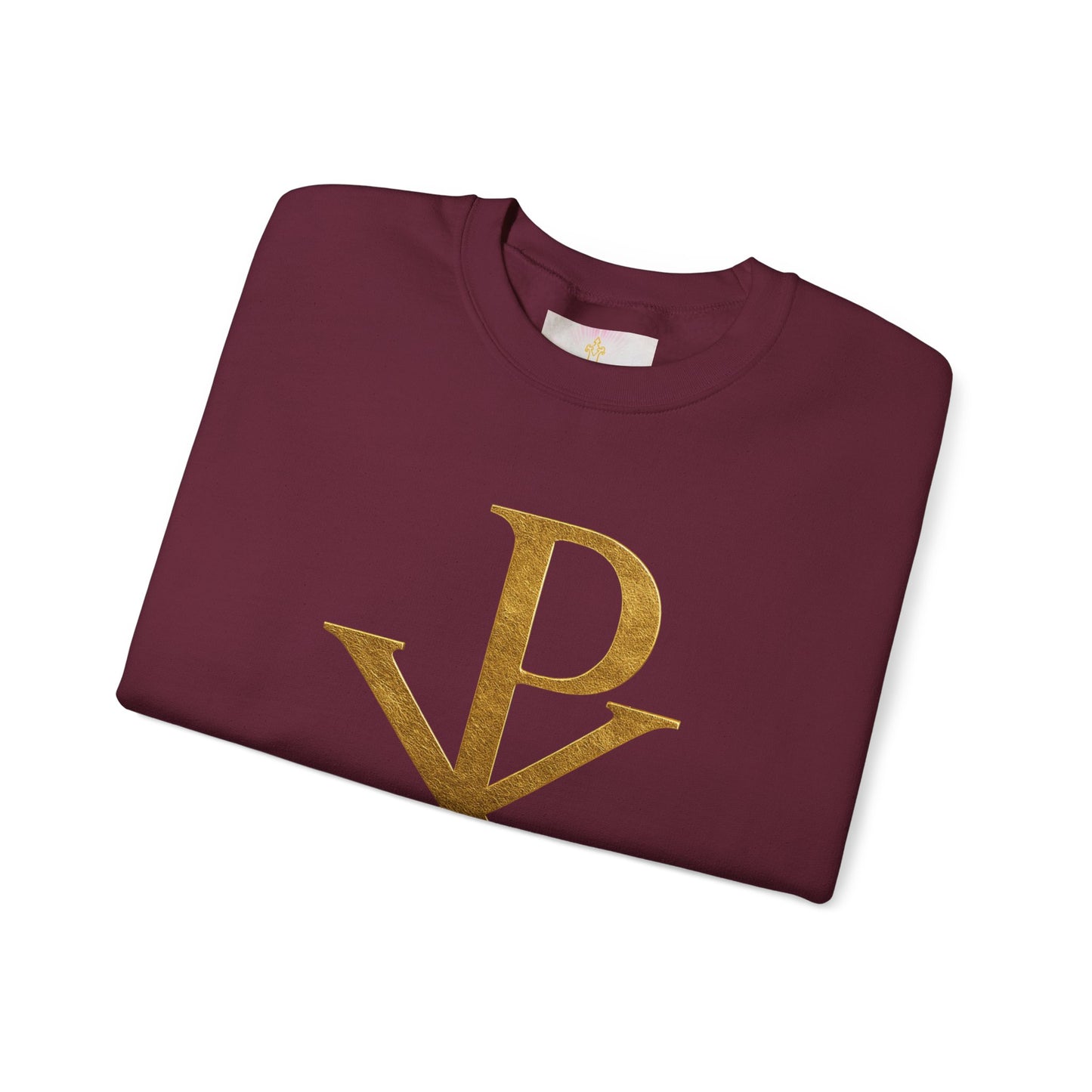 Chi Rho (Gold) – Women’s Christian Sweatshirt