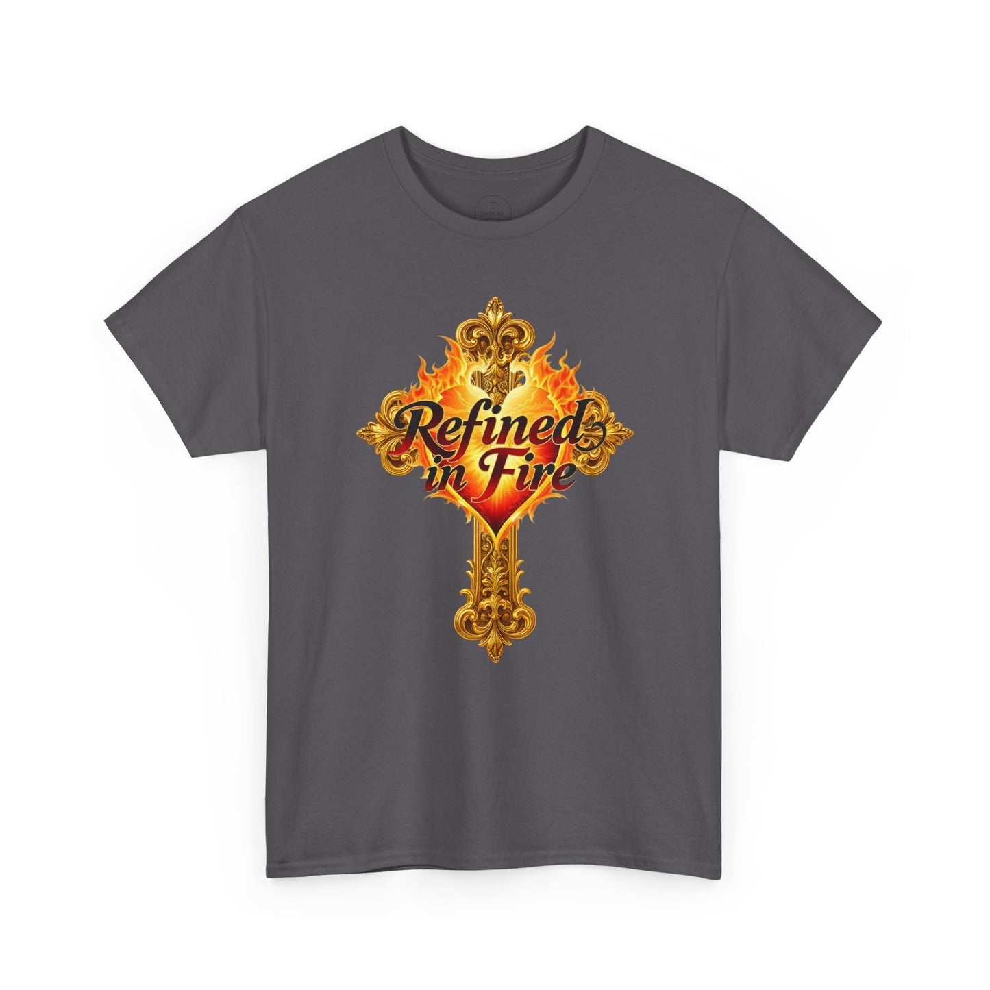 Refined in Fire — Men's Ornate Christian T-Shirt