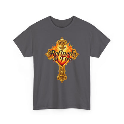 Refined in Fire — Men's Ornate Christian T-Shirt