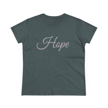 Women’s “Hope” Tee – Inspirational Scripture Design | Romans 15:13