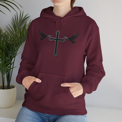 Guided by Grace – Cross & Crows Women’s Hoodie