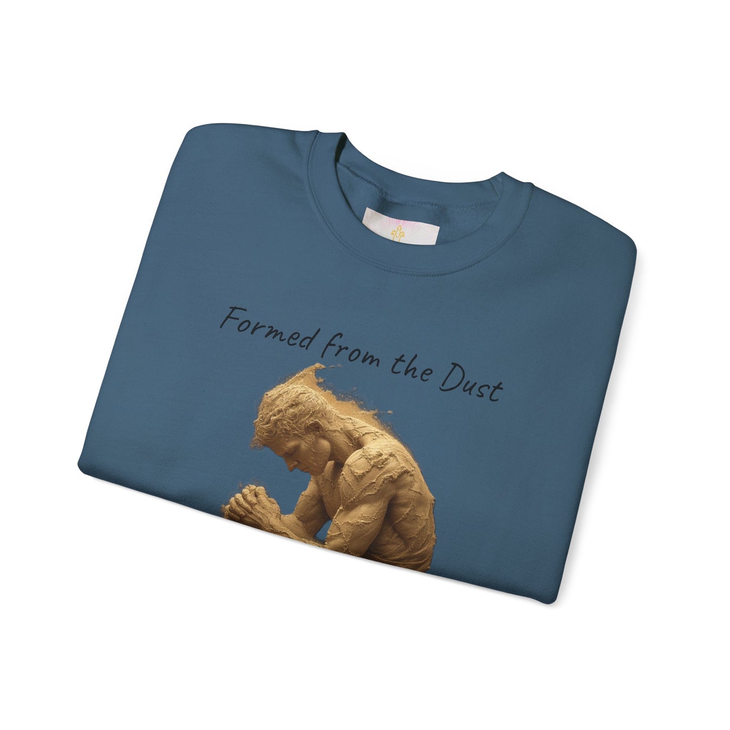 Formed from the Dust | Men’s Christian Sweatshirt with Genesis 2:7