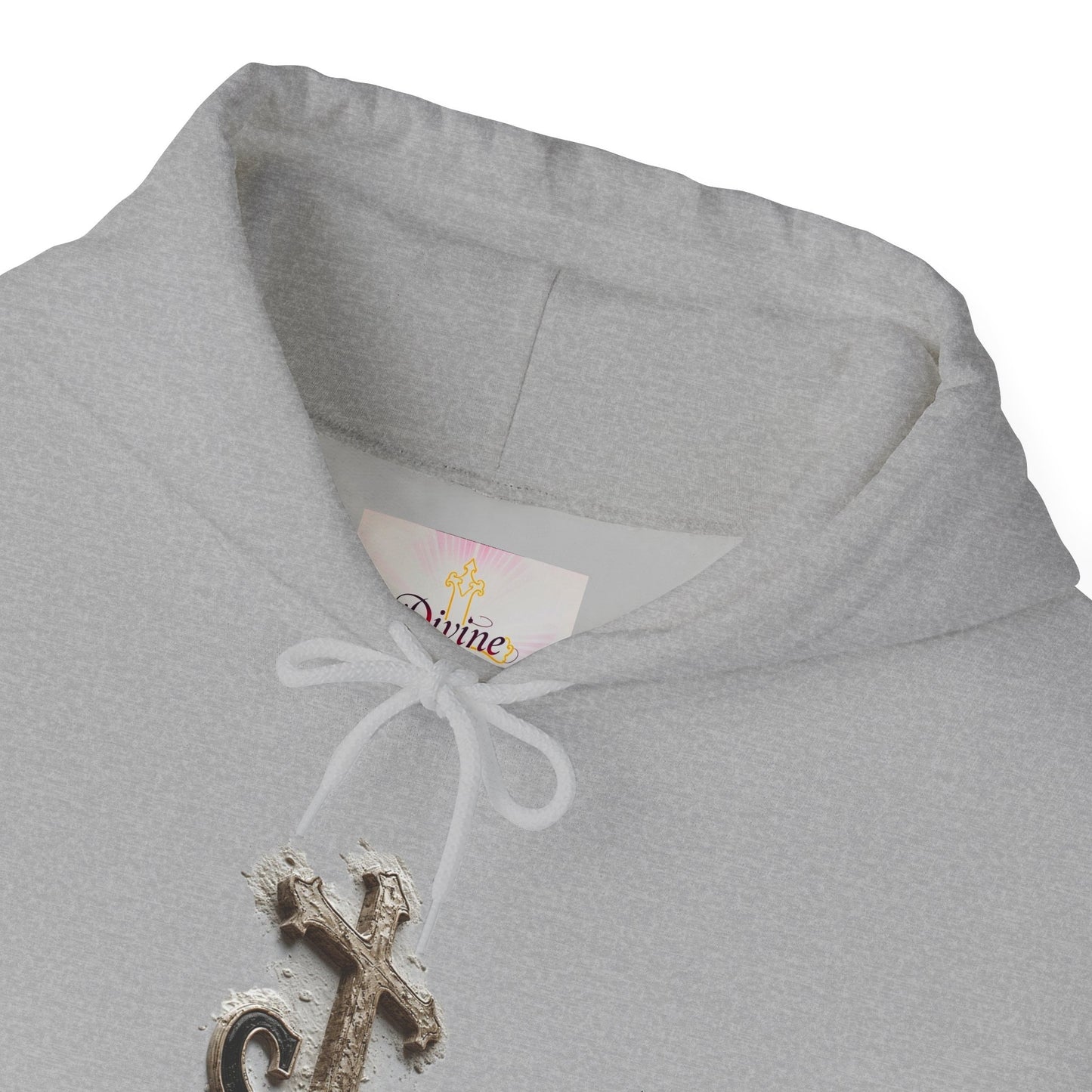 Soon: Revelation 22:12 Cross Hoodie – Men’s Christian Faithwear (Dark Lettering)