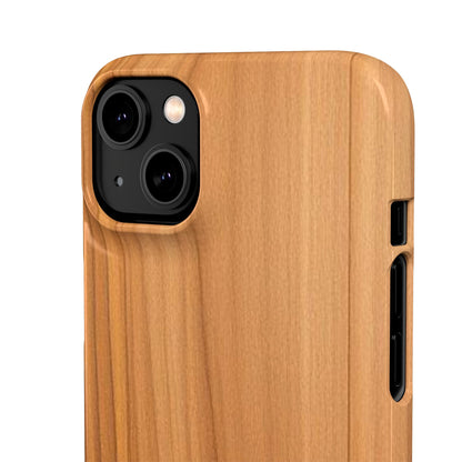 Natural Wood Grain iPhone Snap Case