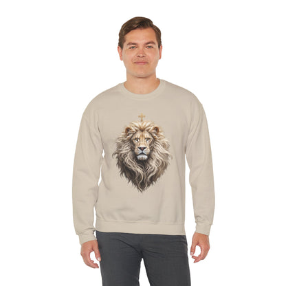Christ is King (Lion of Judah) - Men's Christian Sweatshirt