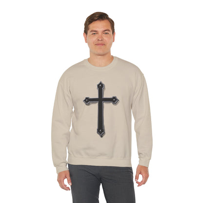 Black Cross Men’s Christian Sweatshirt