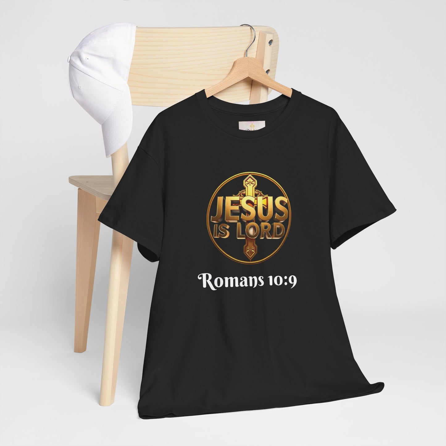 Jesus Is Lord / He Is Risen Christian Tee – Men’s Bold Faith Statement (White Lettering)
