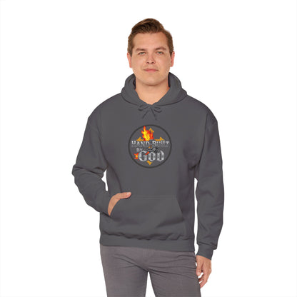 Men’s “Hand Built By God” Christian Hoodie – Bold Faith Identity Pullover