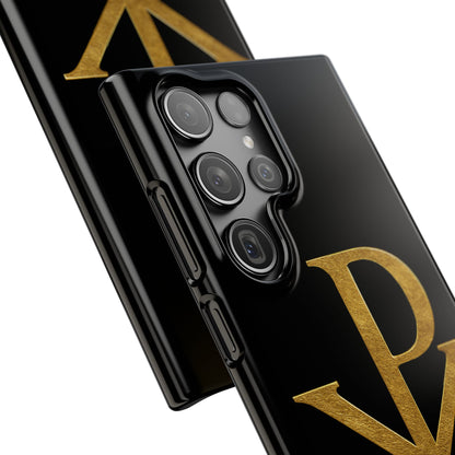 Our Eternal Hope in Christ - Black Chi Rho Snap Case for Samsung