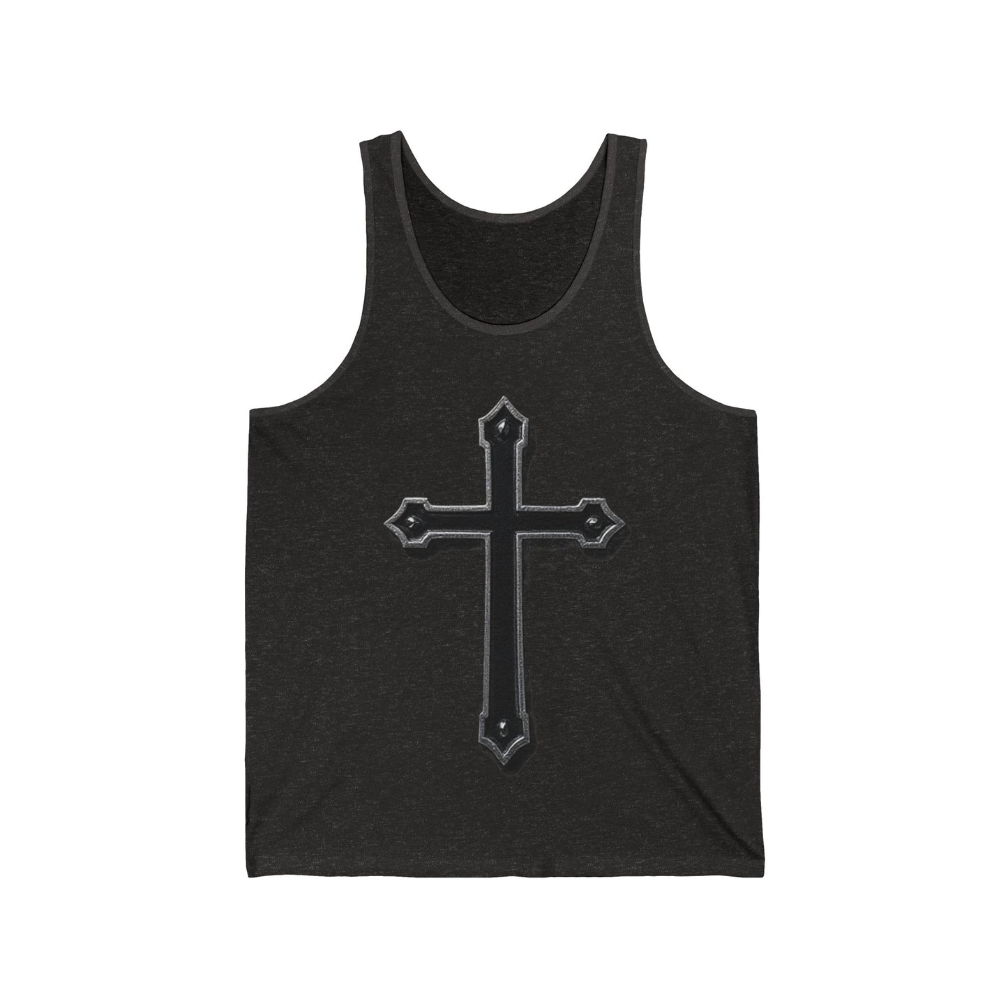 Warrior’s Black Cross Women’s Christian Tank Top | Ephesians 6:11