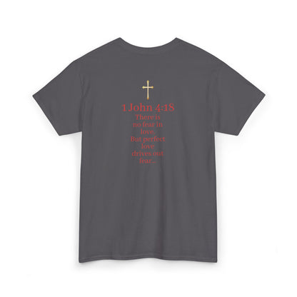 Fearless Love Men’s T-Shirt – Bold Faith in Action