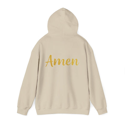 Amen Men’s Hoodie – Inspirational Christian Faith Apparel