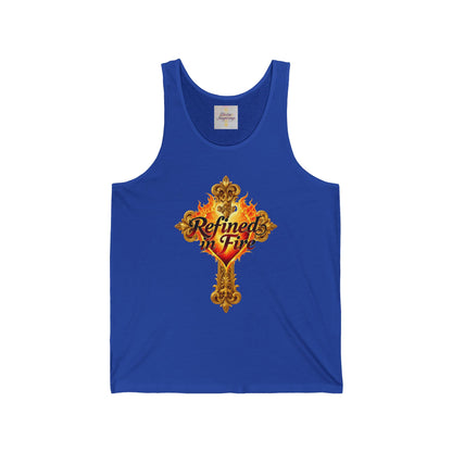 Refined in Fire - Women's Ornate Christian Tank Top
