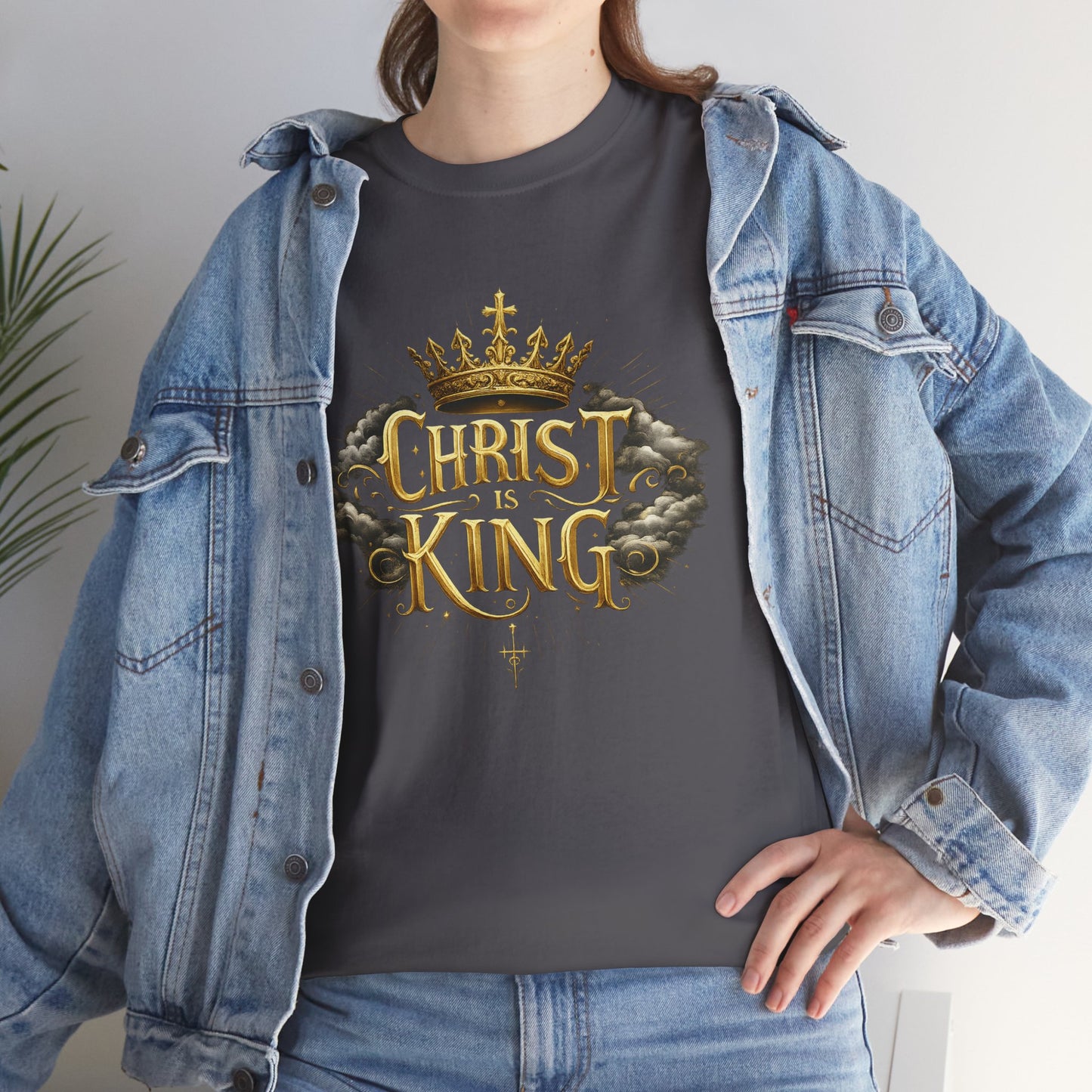 Christ is King Crowned - Women's Christian T-Shirt