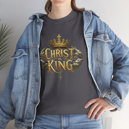 Christ is King Crowned - Women's Christian T-Shirt