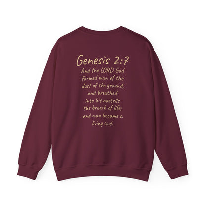 Formed from the Dust (Light Lettering) - Men’s Christian Sweatshirt
