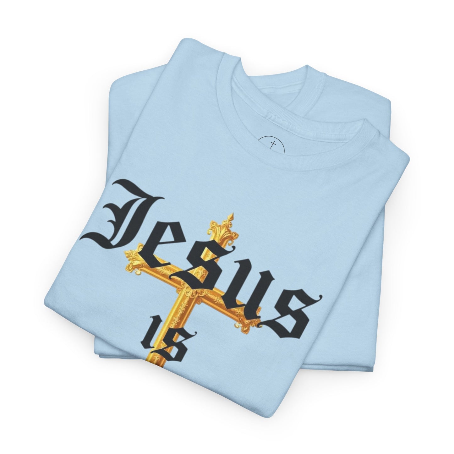 Jesus is Lord with Cross - Men's Christian T-Shirt