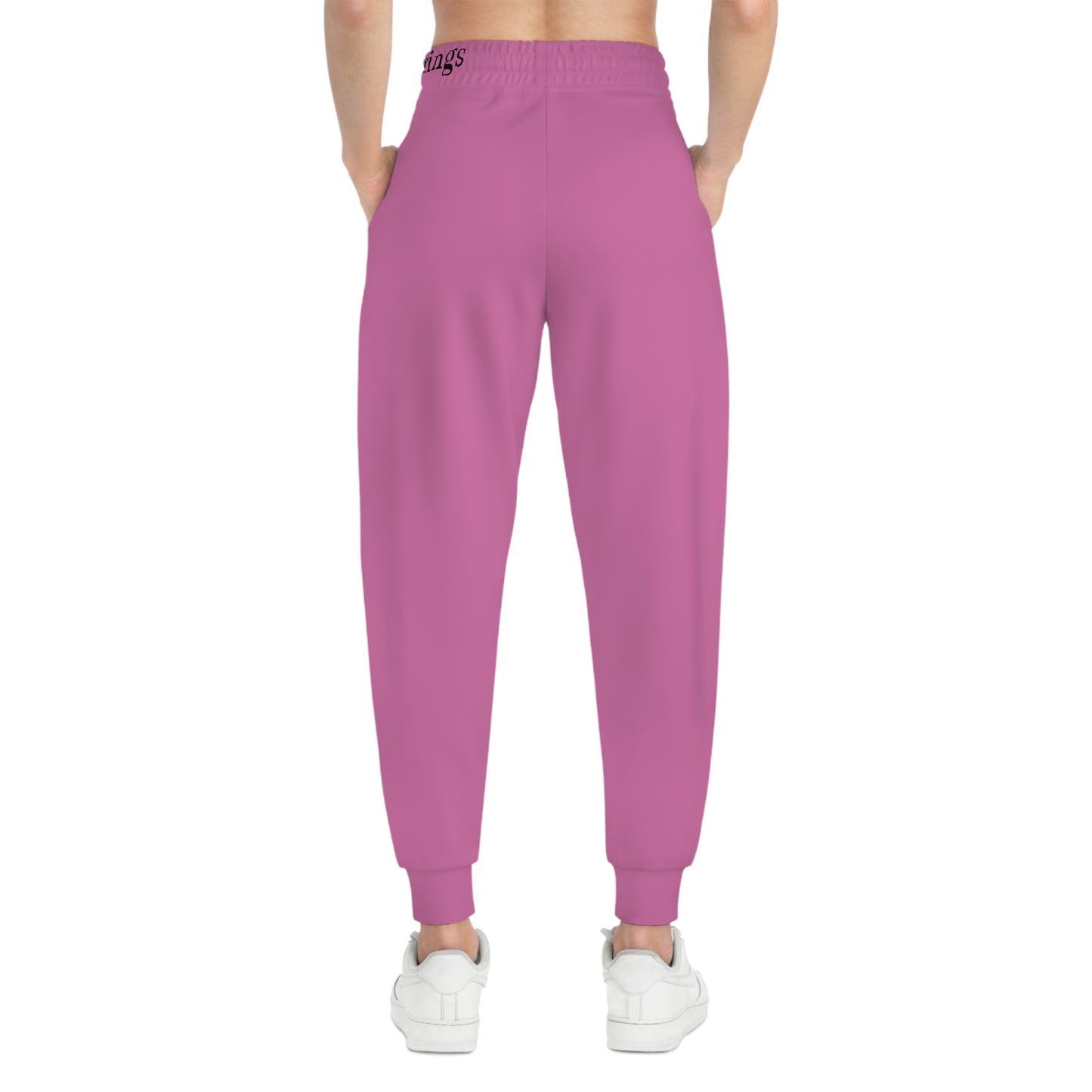 Chi Rho Women’s Christian Sweatpants in Pink – Comfort and Victory in Christ