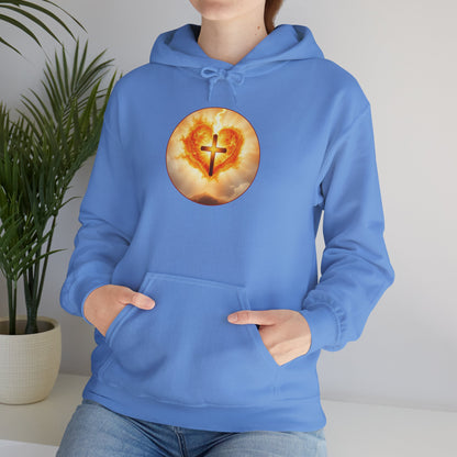 Women’s Sacred Heart Hoodie – Faith-Inspired Spiritual Pullover