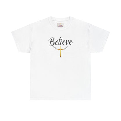 Believe- Woman's Christian T-Shirt