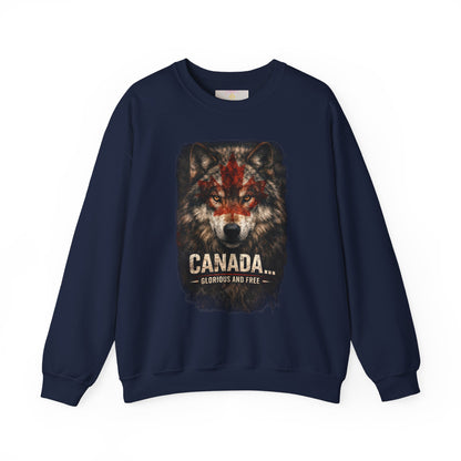 Canada War Paint: Glorious and Free - Women's Sweatshirt
