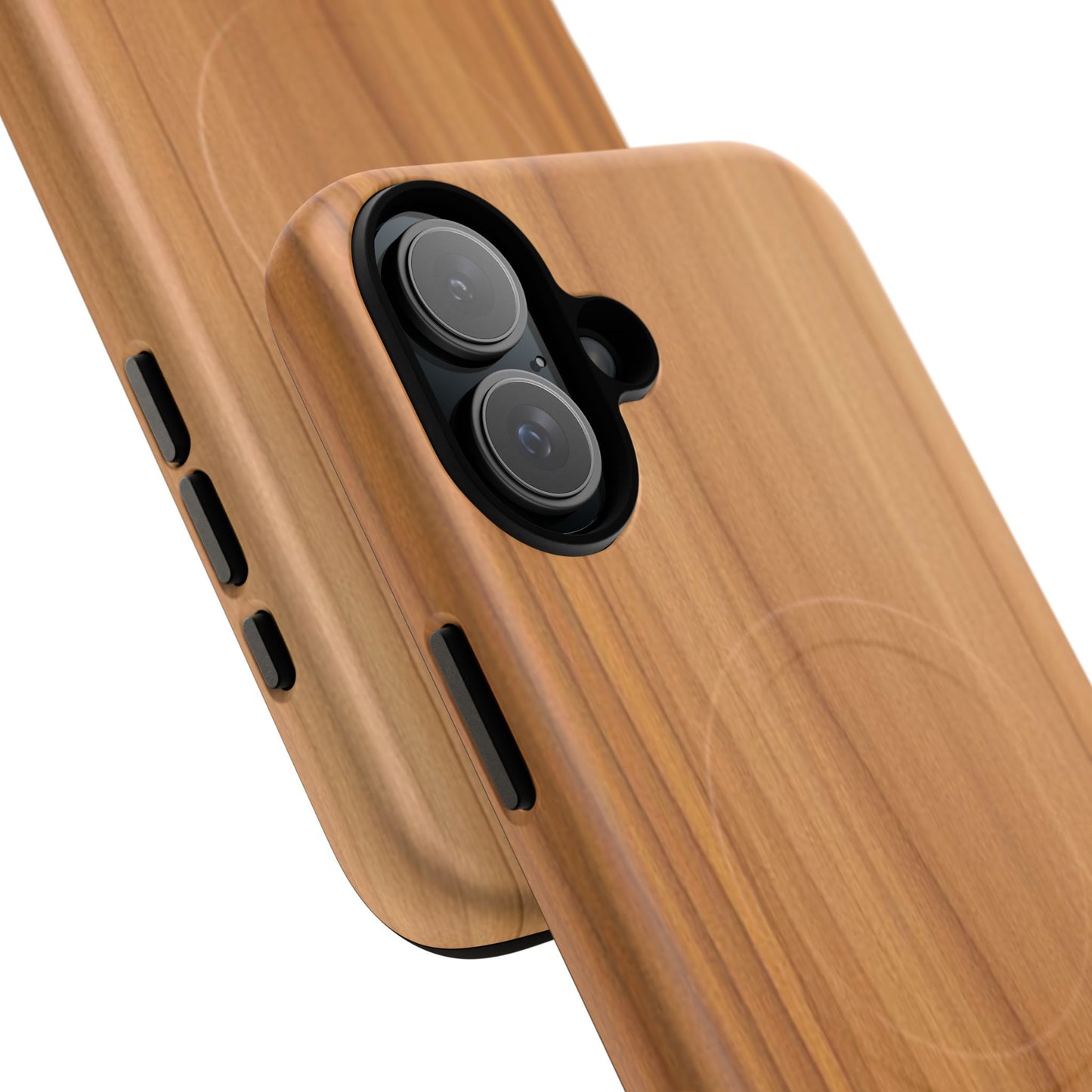 Natural Wood Grain Design - iPhone Magnetic Tough Case