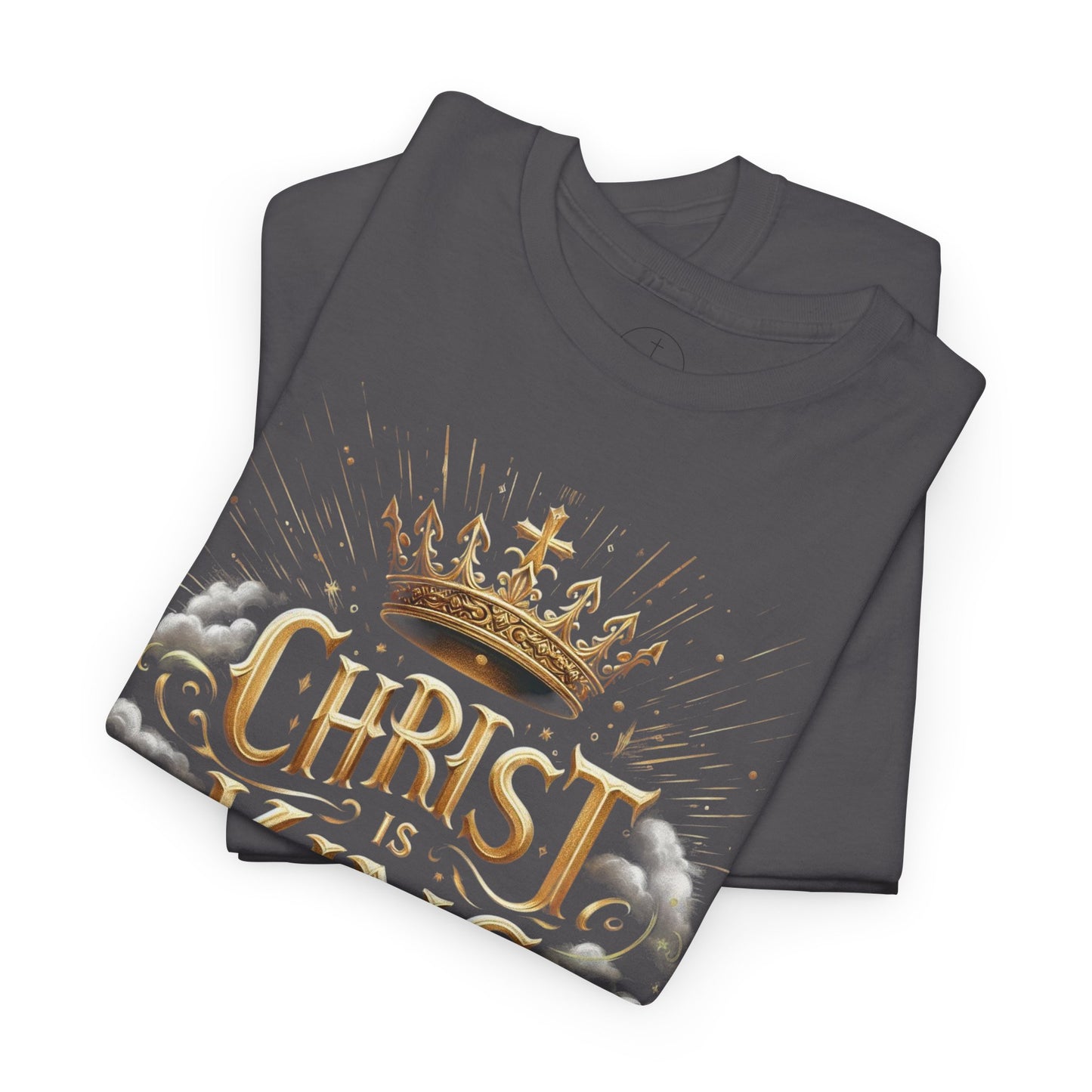 Christ is King Crowned - Men's Christian T-Shirt