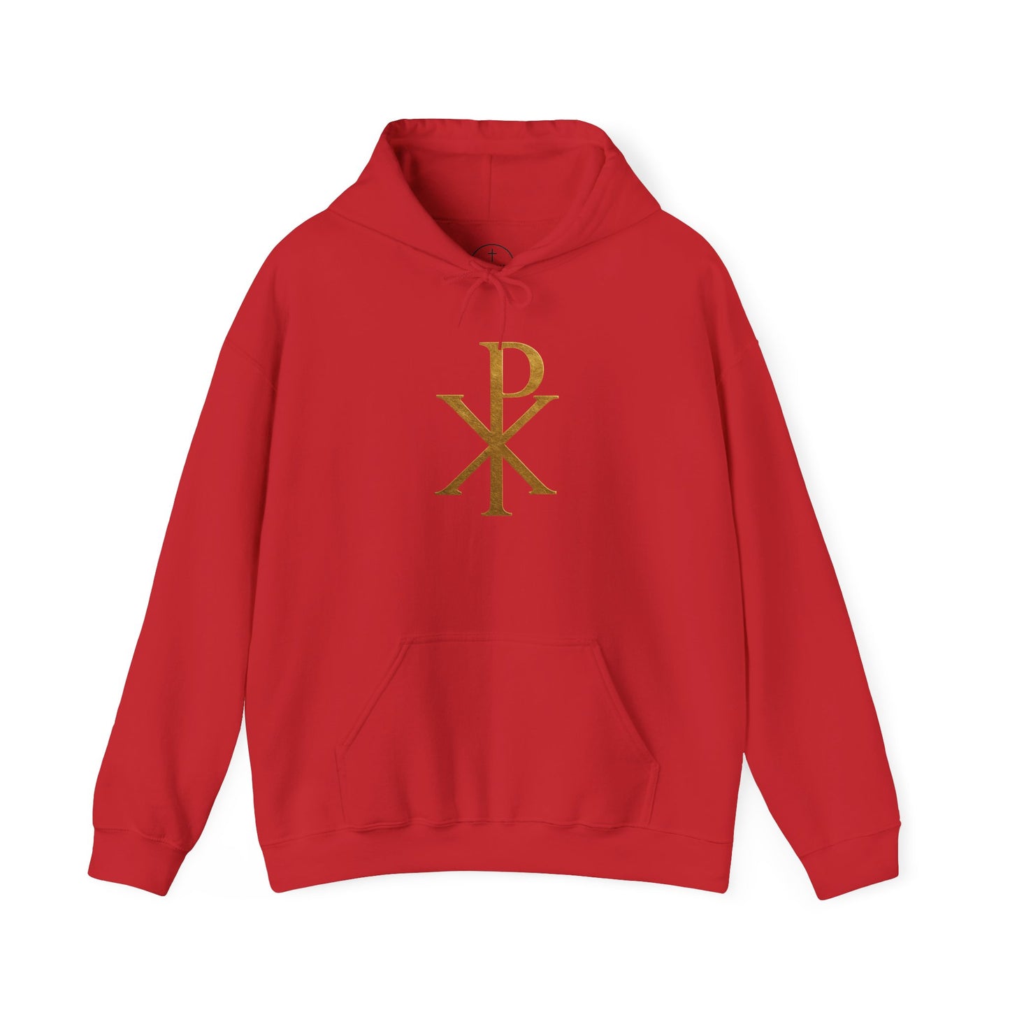 Chi Rho in Gold - Men’s Christian Hoodie