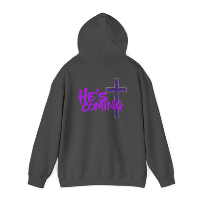 He’s Coming Men’s Christian Streetwear Hoodie