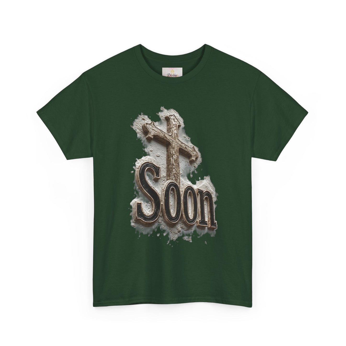 Soon: The Coming King Cross Tee – Men’s Faith Shirt