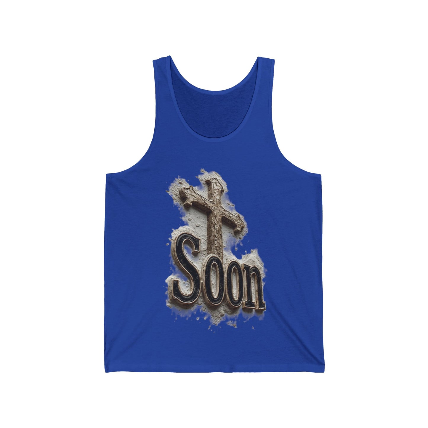 Soon: The Coming King Cross Tank – Men’s Faith Apparel