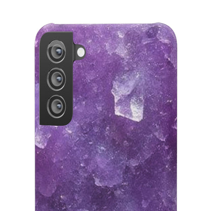 Amethyst Crystal Finish Samsung Snap Case