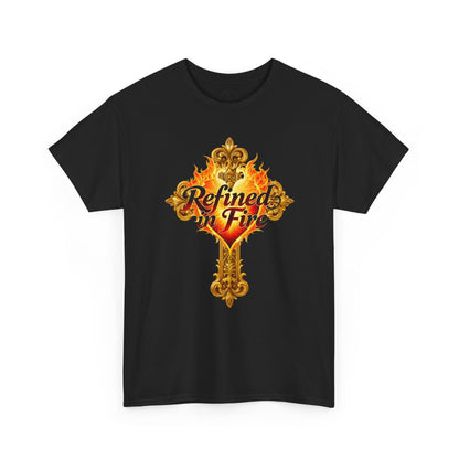 Refined in Fire — Men's Ornate Christian T-Shirt