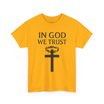 In God We Trust (Crown of Thorns) – Men’s Christian Tee