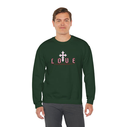 Fearless Love Men’s Sweater – Courage in Faith