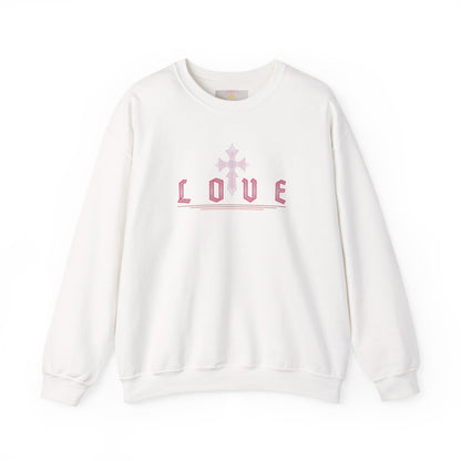Fearless Love Men’s Sweater – Courage in Faith