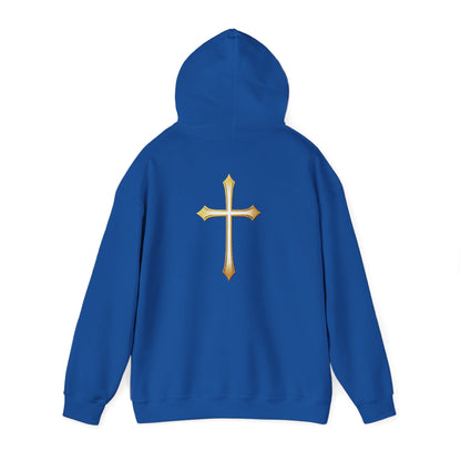 Gold Cross Women’s Christian Hoodie