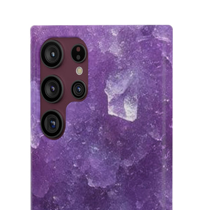 Amethyst Crystal Finish Samsung Snap Case